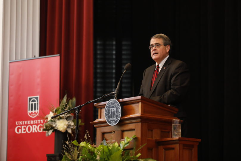 President Morehead Speaking