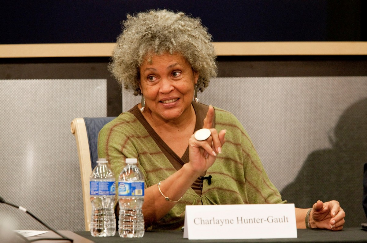 Charlayne Hunter-Gault Speaking on Panel