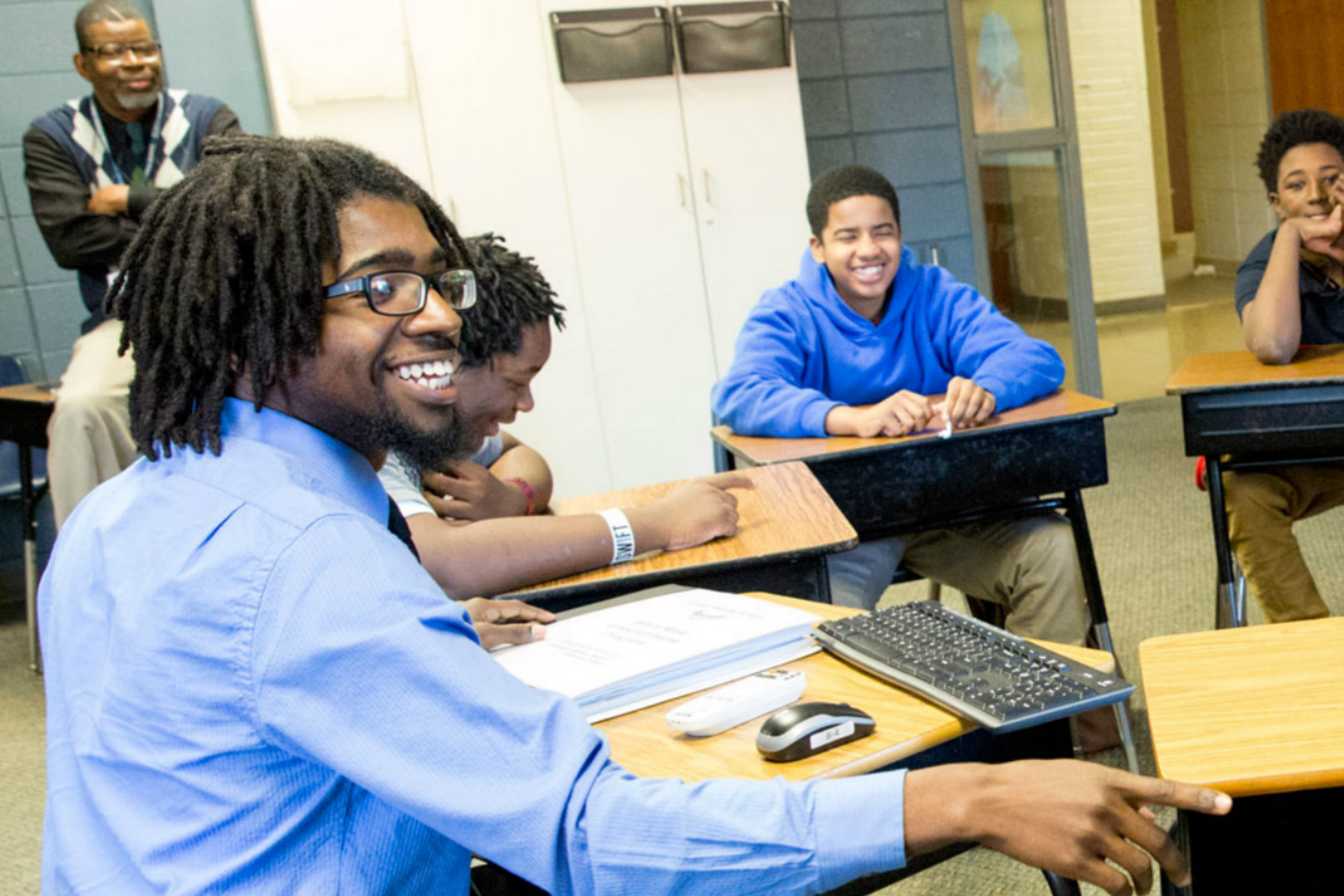 UGA sophomore launches mentor program at Clarke Middle School, providing a role model for the importance of higher education.